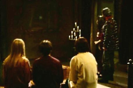 Knightmare Series 7 Team 2. The team watches on as a troll descends upon Nicola.