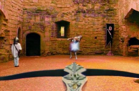 Knightmare Series 7 Team 4. Raptor is struck by a magic crossbow.