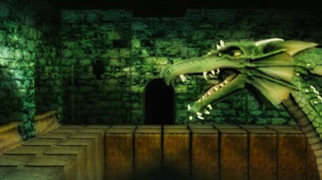 Smirkenorff's Lair, as seen in Series 8 of Knightmare (1994).