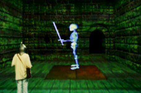 Knightmare Series 8 Team 4. Michael encounters the rogue skeletron in the Level 2 trapdoor room.
