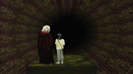 The sewer pipes, as seen in Series 8 of Knightmare (1994).